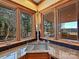 Kitchen corner sink with granite countertop and views at 172 Tuckertown Rd, New London, NC 28127