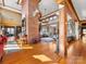 Living room with hardwood floors and large windows at 172 Tuckertown Rd, New London, NC 28127