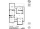 Detailed second-floor plan featuring primary bedroom, bedrooms, bathrooms, flex, and laundry room layouts at 2732 Ritz Ln, Matthews, NC 28105