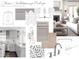 Modern interior design featuring contemporary lighting, neutral colors, and stylish fixtures at 2732 Ritz Ln, Matthews, NC 28105