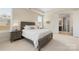 Bright bedroom with neutral decor, en-suite bathroom access, and carpeted floors at 4219 Moxie Way, Charlotte, NC 28215