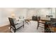 Bright bonus room, perfect for a home office or den at 4219 Moxie Way, Charlotte, NC 28215