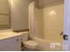 Clean bathroom featuring a shower/tub and a vanity with a sink at 10244 Blakeney Preserve Dr, Charlotte, NC 28277