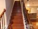 Classic staircase leading to upper level at 10244 Blakeney Preserve Dr, Charlotte, NC 28277