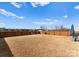 Large backyard with fenced-in area and grassy lawn at 139 Crownpiece St, Troutman, NC 28166