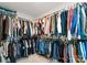 Large walk-in closet with ample hanging space and shelving at 139 Crownpiece St, Troutman, NC 28166