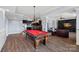 Basement recreation area with pool table at 19107 Wildcat Trl, Davidson, NC 28036