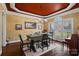 Formal dining room with hardwood floors and a large window at 19107 Wildcat Trl, Davidson, NC 28036