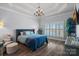 Large main bedroom with water views and a luxurious feel at 19107 Wildcat Trl, Davidson, NC 28036