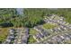 Aerial view of Ridgewater neighborhood near the lake at 19117 Hawk Haven Ln, Charlotte, NC 28278