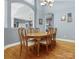 Formal dining room with hardwood floors and a large table at 2044 Standing Timber Rd, Lancaster, SC 29720