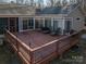 Large deck with access to sunroom and screened porch at 209 Meadowridge Dr, Maiden, NC 28650