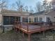 House exterior view with deck and screened porch at 209 Meadowridge Dr, Maiden, NC 28650