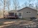 House back exterior, deck and surrounding area at 209 Meadowridge Dr, Maiden, NC 28650