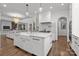 Open concept kitchen featuring a large island and professional-grade appliances at 2130 Ferncliff Rd, Charlotte, NC 28211