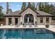 Luxury pool and cabana, perfect for relaxation and entertaining at 2130 Ferncliff Rd, Charlotte, NC 28211