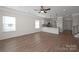 Open living area with hardwood floors and a view of the kitchen at 2234 Catawba Trace Dr, Catawba, NC 28609