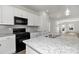 Modern kitchen with granite countertops and stainless steel appliances at 2242 Catawba Trace Dr, Catawba, NC 28609