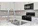 Modern kitchen sink and faucet with granite countertop at 2242 Catawba Trace Dr, Catawba, NC 28609