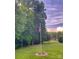 Green yard with a flagpole and American flag surrounded by trees at 2407 Brookside Ave, Kannapolis, NC 28081