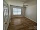 Spacious bedroom with wood flooring and ceiling fan at 2509 Calgary Pl, Concord, NC 28027