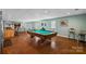 Game room with pool table and wet bar at 2635 Queens Dr, Lincolnton, NC 28092