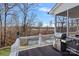 Deck with built-in grill and view of the backyard at 2635 Queens Dr, Lincolnton, NC 28092