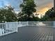 Spacious deck overlooking lake with white railing at 273 Leeward Point Loop, Taylorsville, NC 28681