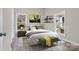 Well-lit bedroom with calming color palette and modern decor at 336 3Rd Se St, Hickory, NC 28602