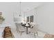 Bright dining room with table and six chairs at 3524 Cloninger Rd, Dallas, NC 28034