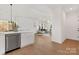 Kitchen with island that overlooks living room at 3524 Cloninger Rd, Dallas, NC 28034