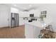 Modern kitchen with white cabinets and stainless steel appliances at 3524 Cloninger Rd, Dallas, NC 28034