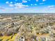 Aerial view showing home location in a residential neighborhood at 404 Ford St, Kannapolis, NC 28083