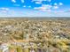 Aerial view showcasing the property's location in a residential area at 404 Ford St, Kannapolis, NC 28083