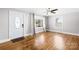 Bright living room with hardwood floors and large window at 404 Ford St, Kannapolis, NC 28083