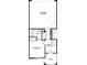 Lower level floor plan includes bedroom 3, bath 3, two-car garage, and a porch at 425 Delburg Mill Alley Dr, Davidson, NC 28036