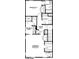 Upper-level floorplan features the owner's suite with bath, second bedroom, bathroom and laundry at 429 Delburg Mill Alley Dr, Davidson, NC 28036
