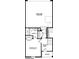 Lower level floor plan featuring a two-car garage and bedroom at 429 Delburg Mill Alley Dr, Davidson, NC 28036