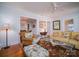 Bright living room with hardwood floors and comfortable seating at 523 W 2Nd Ave, Gastonia, NC 28052