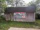 Charming shed with painted mural in backyard at 523 W 2Nd Ave, Gastonia, NC 28052