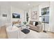 Bright and airy living room with neutral colors and modern furniture at 602 York Ave, Statesville, NC 28677