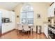 Kitchen with breakfast nook and stainless steel appliances at 8927 Bryant Field Cir, Charlotte, NC 28277