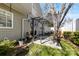 Backyard patio with pergola and seating area at 9112 Meadowmont View Dr, Charlotte, NC 28269