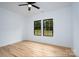 Bright bedroom with hardwood floors and two large windows at Lot 1 Hoke W St, Landis, NC 28088