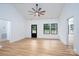 Spacious living room with hardwood floors, high ceiling and natural light at Lot 1 Hoke W St, Landis, NC 28088