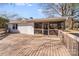 Screened porch with access to a deck and backyard at 10512 Roseberry Ct, Charlotte, NC 28277