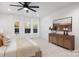 Spacious main bedroom with large windows and stylish decor at 10605 S Hampton Dr, Charlotte, NC 28227