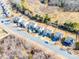 Aerial view of a row of houses from above at 11906 Bending Branch Rd, Charlotte, NC 28227