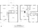 Detailed floor plan showcasing the layout of both floors and key room dimensions at 11906 Bending Branch Rd, Charlotte, NC 28227