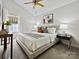Spacious bedroom with large window and neutral decor at 173 Brookshire Dr, Fort Mill, SC 29715